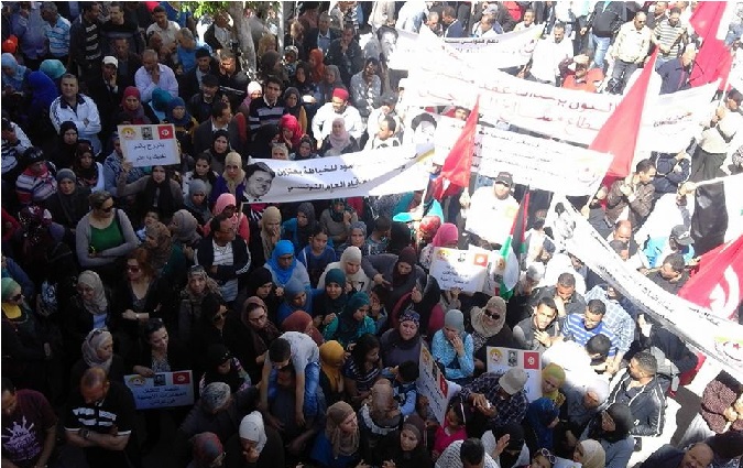 Fête du travail : Des manifestations à l'avenue Habib Bourguiba et à la place Mohamed Ali