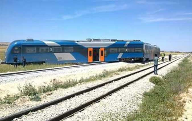 Déraillement d'un train à Dahmani : plus de peur que de mal