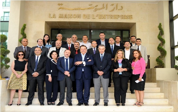 Bassem Loukil président du Tunisia – Africa Business Council, Jaloul Ayed président d'honneur du Advisory Board