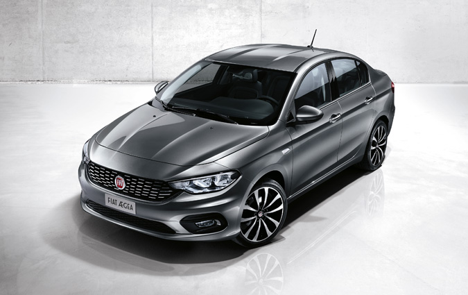 Première mondiale de la nouvelle berline compacte Fiat, le projet Ægea