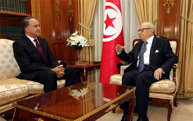 Le prsident de la Rpublique reoit Hatem Ben Salem et Taoufik Bouderbala
