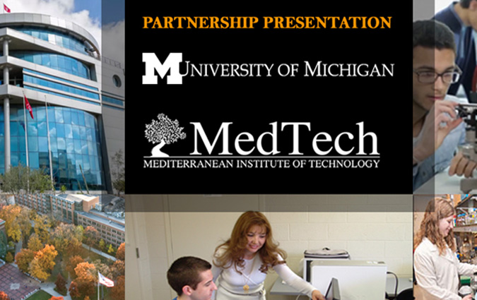 L'école d'ingénieur MedTech signe un accord de partenariat distinctif avec l'University of Michigan