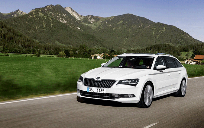 ŠKODA présente la nouvelle version break de la Superb