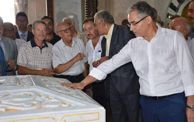 Tunisie  Monastir : Mohsen Marzouk rend hommage  Bourguiba
