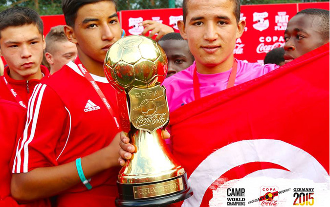 Deux jeunes tunisiens se sont dmarqus au Copa Coca-Cola Camp  Berlin
