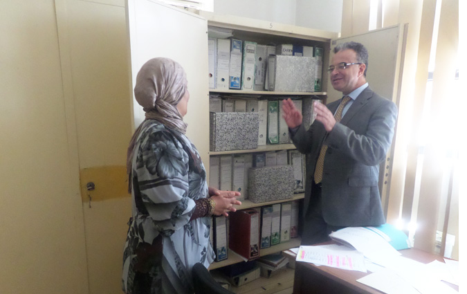 Visite inopine de Slim Chaker  la  Commission de gestion des biens confisqus
