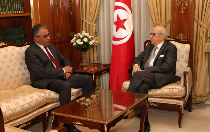 Béji Caïd Essebsi reçoit Mohsen Marzouk
