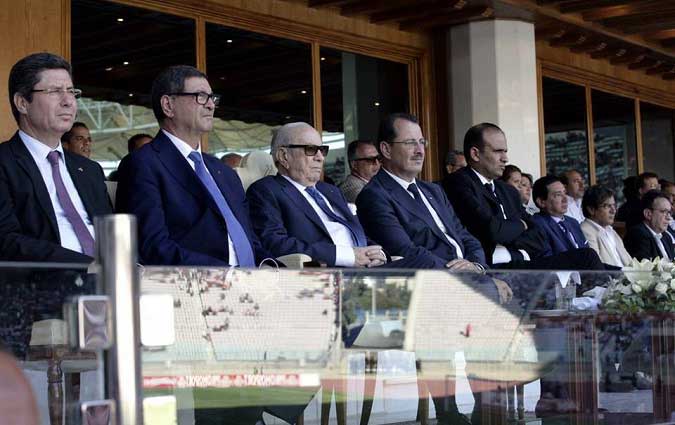 Finale de la coupe de Tunisie : Béji Caïd Essebsi dans les tribunes de Radès