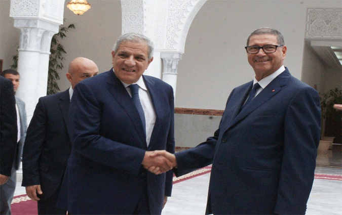 Arrivée du Premier ministre égyptien à Tunis