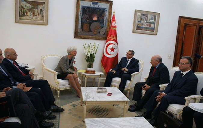 Le chef du gouvernement s'entretient avec Christine Lagarde