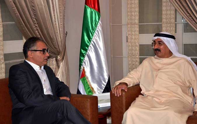 Mohsen Marzouk accueilli par l'ambassadeur des Émirats