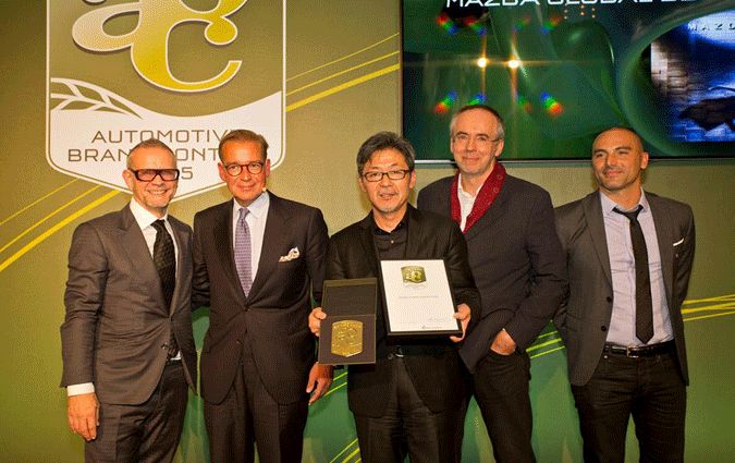 Automotive Brand Contest 2015 : Les designers de Mazda reçoivent le prix Team of the Year