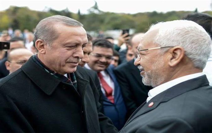 Ghannouchi effectue la prière du vendredi avec Erdogan