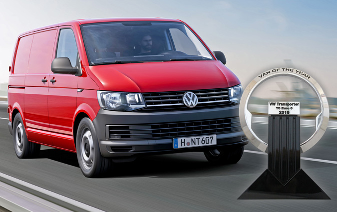 Le Volkswagen Transporter élu International Van of the Year