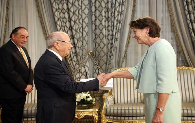 Le président de la République reçoit les lettres de créance de sept nouveaux ambassadeurs