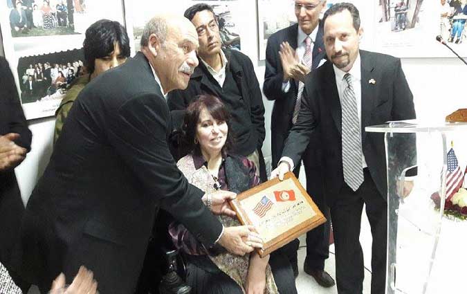 Daniel Rubinstein inaugure le nouveau sige de l'Association des Myopathes de Tunisie 