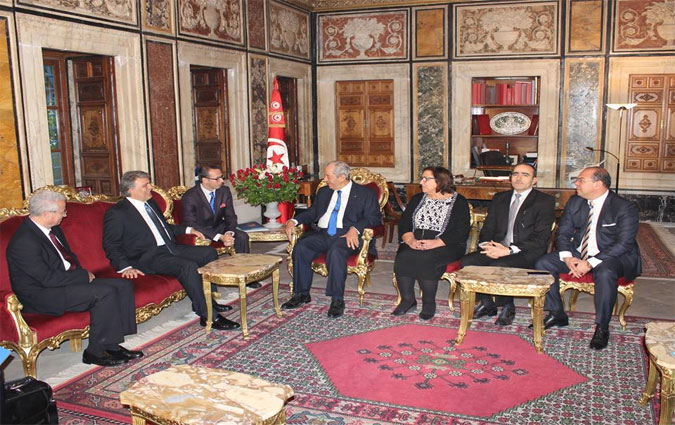 L'ancien prsident turc reu au Bardo