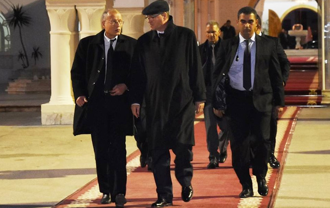Habib Essid en visite officielle  Rome 