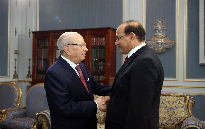 Bji Cad Essebsi reoit Chawki Tabib, nouvellement nomm prsident de l'Instance de lutte contre la corruption