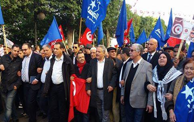 Clbrations du 14-Janvier  l'avenue Habib Bourguiba