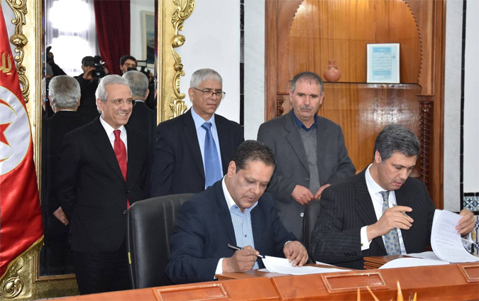 Tunisie - Accord entre l'UGTT et l'UTICA sur l'augmentation des salaires dans le secteur privé