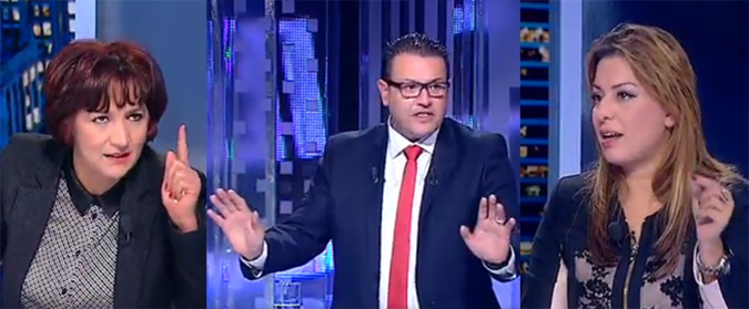 Elyes Gharbi au milieu d'une dispute entre Ons Hattab et Samia Abbou
