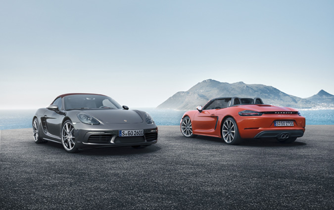 Nouvelle gnration de Boxster, la Porsche 718 avec moteur suraliment