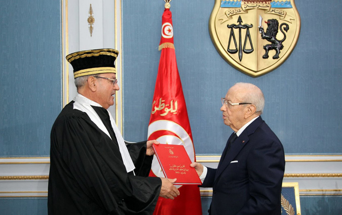 Bji Cad Essebsi reoit le premier prsident de la cour des comptes