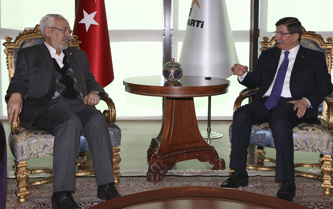 Rached Ghannouchi rencontre le premier ministre turc
