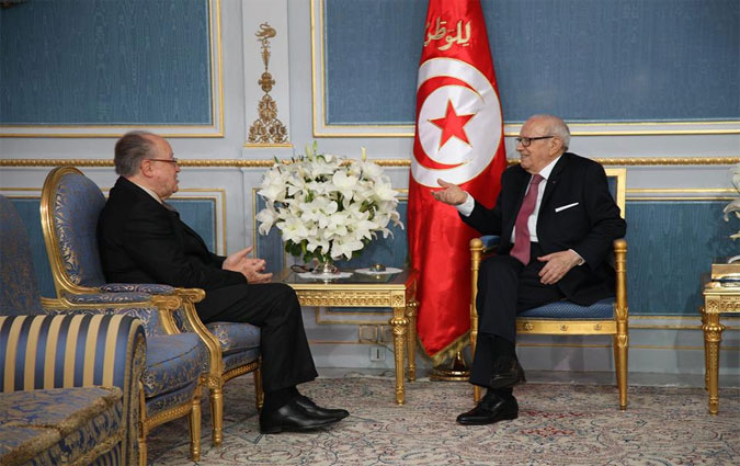 Béji Caïd Essebsi reçoit Mustapha Ben Jaâfar