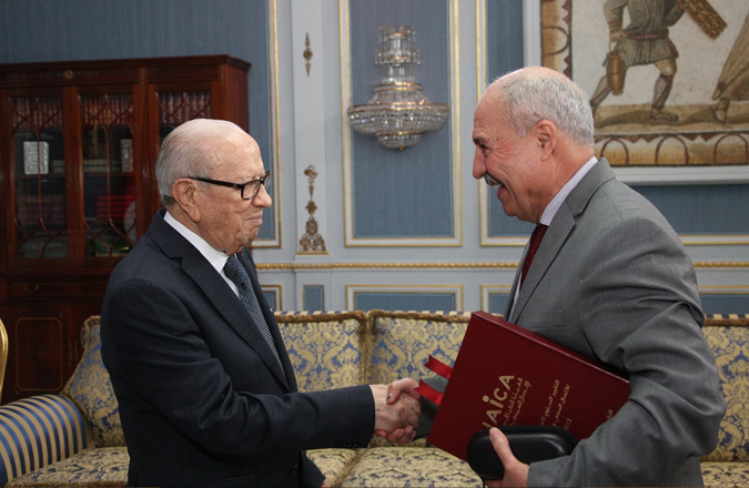 Bji Cad Essebsi reoit le prsident de la HAICA

