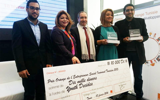 Orange Tunisie annonce les deux lauréats du Prix de l'Entrepreneur Social Innovant Tunisien