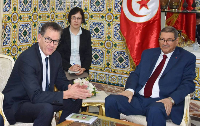 Habib Essid reoit le ministre allemand Gerd Mller
