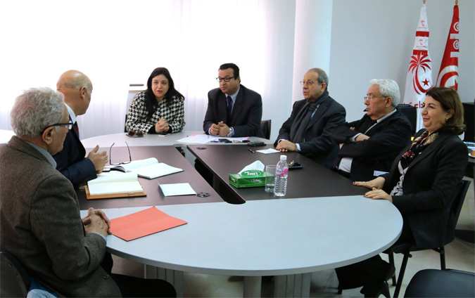 Ridha Belhaj reçoit des membres ayant gelé leurs activités à Nidaa Tounes