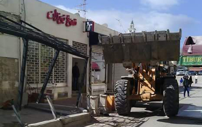 Destruction des constructions anarchiques à la Cité Jamil à El Menzah VI