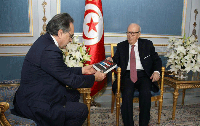 Le prsident de la Rpublique reoit l'crivain franais Gilles Kepel  Carthage