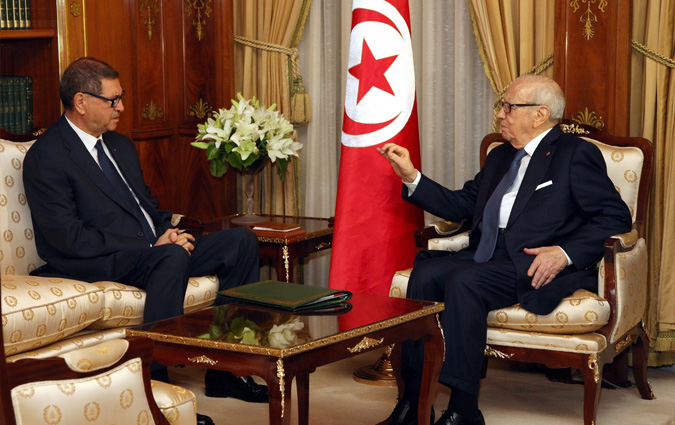 Bji Cad Essebsi reoit Habib Essid  Carthage

