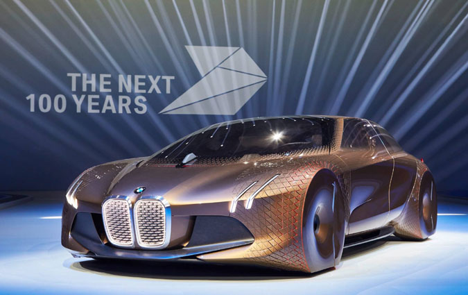 BMW fte son centenaire avec la VISION NEXT 100
