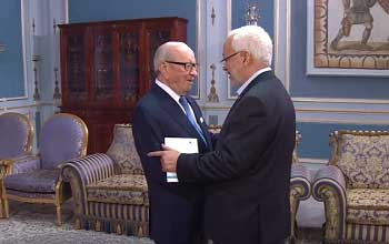 Béji Caïd Essebsi reçoit Rached Ghannouchi