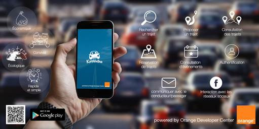 Orange Tunisie annonce le lancement de l'application de covoiturage, Karhbetna
