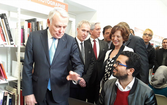 Jean-Marc Ayrault inaugure les nouveaux btiments de l'Institut franais de Tunis
