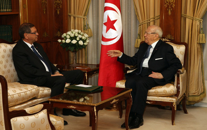 Béji Caïd Essebsi reçoit le chef du gouvernement à Carthage