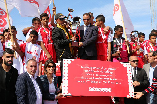 Le collge Habib Hadded de Bizerte remporte la 7me dition du tournoi Ooredoo Foot Junior
