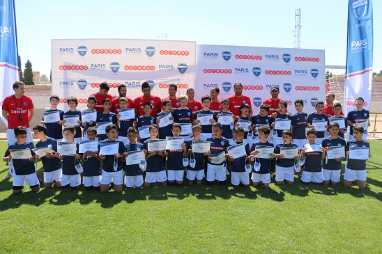 Sousse accueille la 2ème Edition de la Paris Saint-Germain Academy by Ooredoo en Tunisie