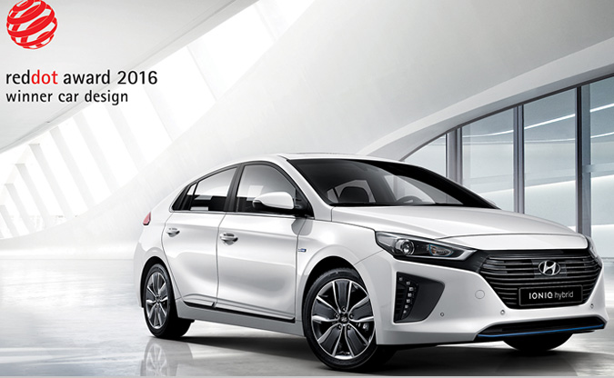Hyundai IONIQ remporte le prestigieux Red Dot Design Award 2016