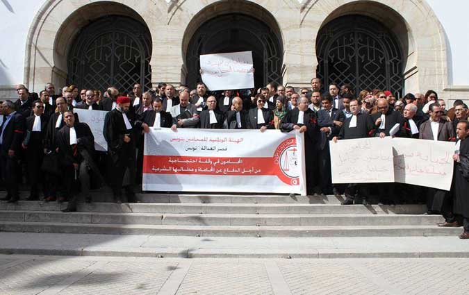 Journe de colre des avocats dans plusieurs villes tunisiennes
