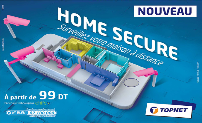 Topnet lance « Home Secure », sa première solution d'objets connectés