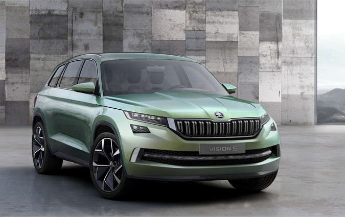 VisionS, l'étude stylistique de Škoda préfigurant ses futurs modèles SUV