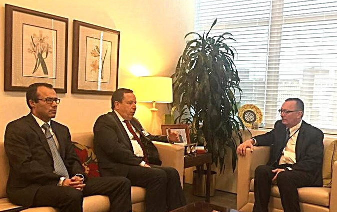 Khemaies Jhinaoui rencontre le secrétaire général adjoint de l'ONU à New York