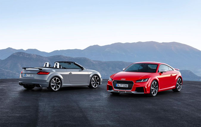 Salon de Pkin : Audi prsente en premire mondiale ses nouvelles TT RS Coup et Audi TT RS Roadster